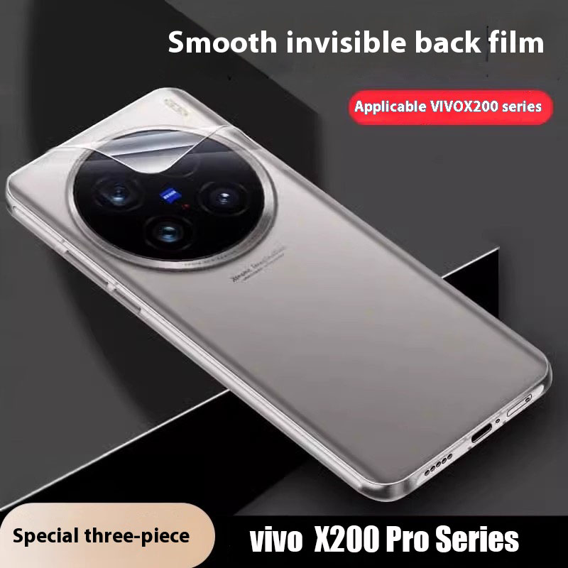 Vivo X200 - 3 pièces couverture complète arrière Film