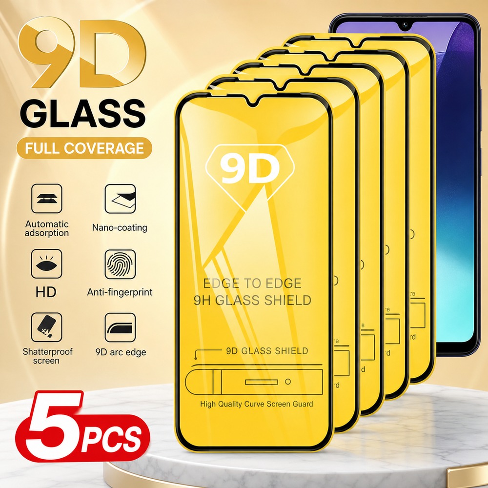 Realme C67 - Protecteur d'écran, 5 pièces, en verre