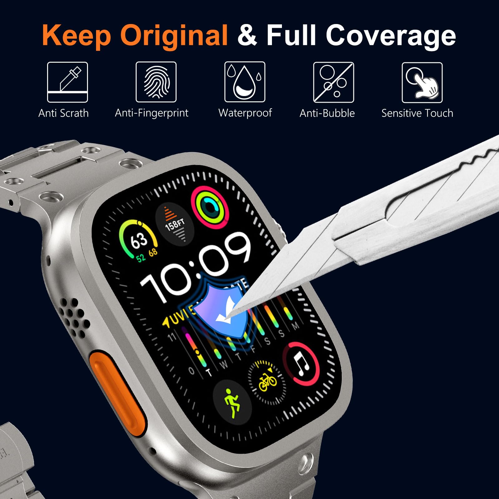 Verre trempé pour Apple Watch  - Smartwatch Screen Film avis et prix