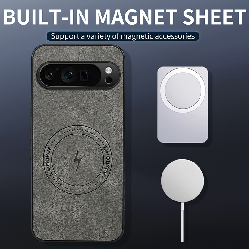 Étui en cuir magnétique de lux - Google Pixel 8A avis et prix