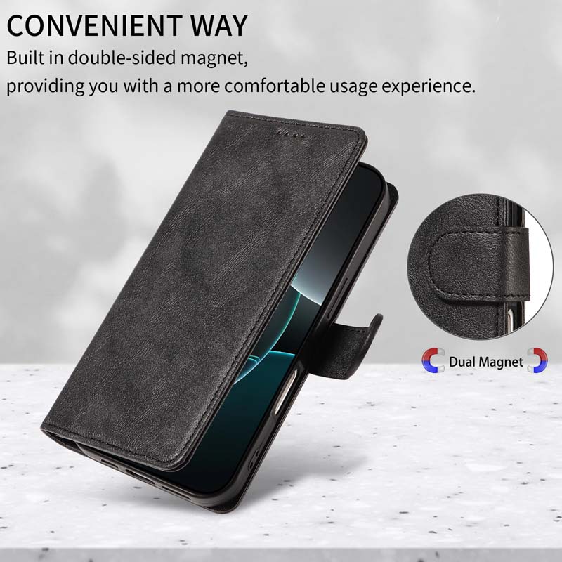 Étui portefeuille RFID en cuir - Realme Note 50 avis et prix