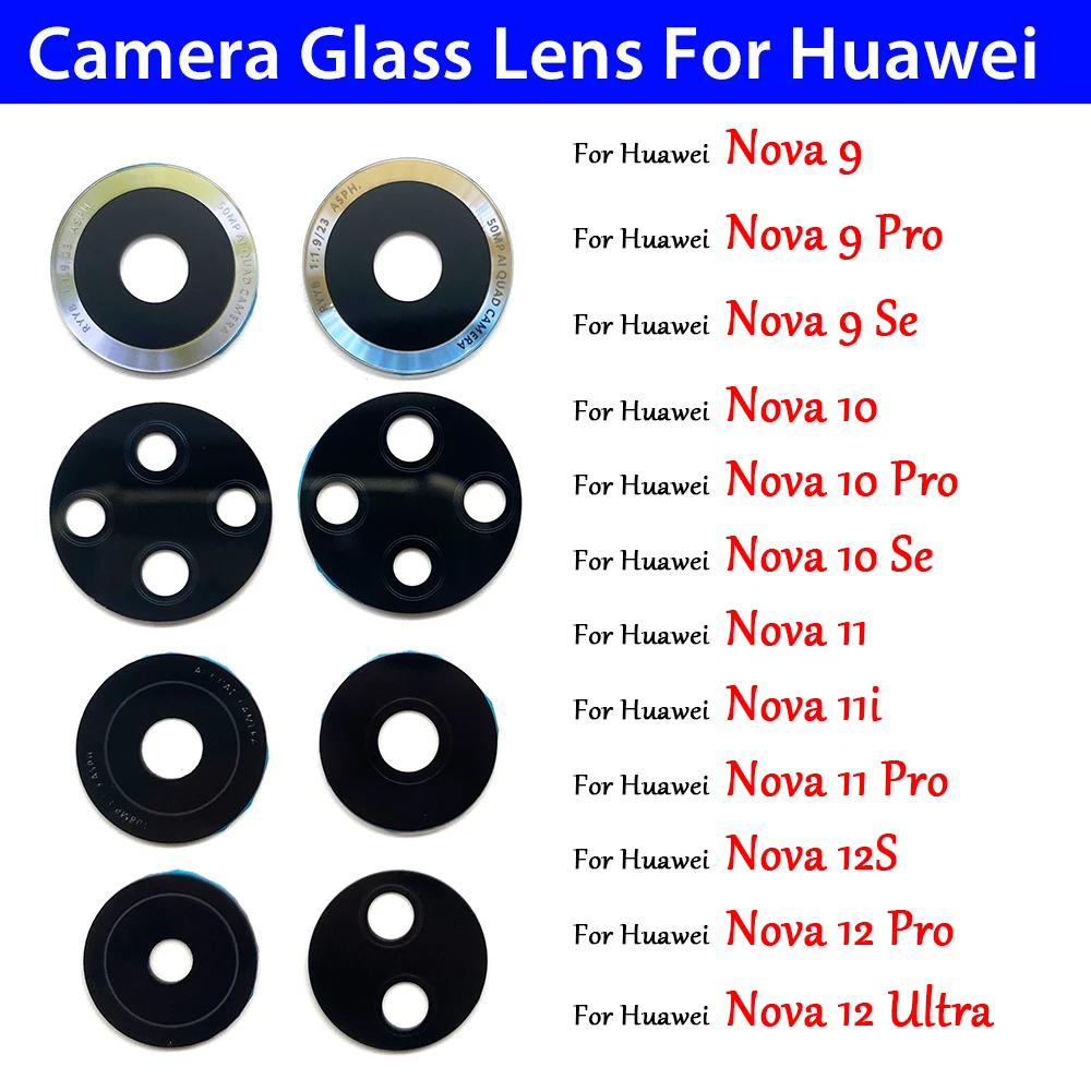 10 pièces de verre de caméra a - Huawei Nova 12 avis et prix